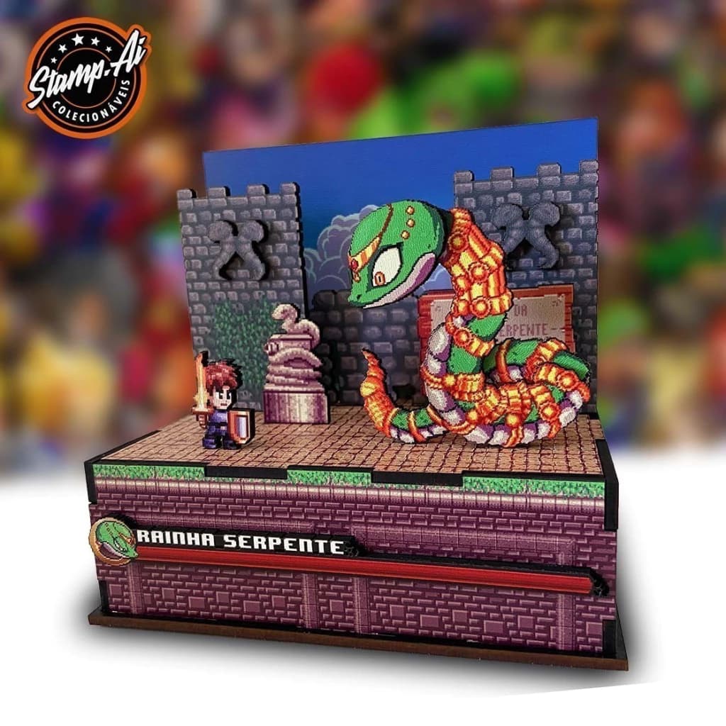 Diorama Rainha Serpente - A Lenda do Herói Fase
